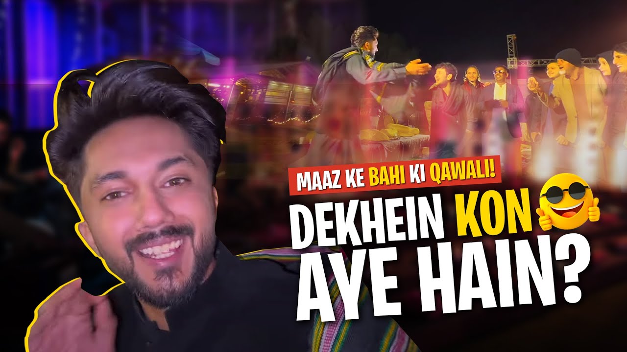 Dekhein Kon Aye Hain 😪 Maaz Ke Bahi Ki Qawali😍