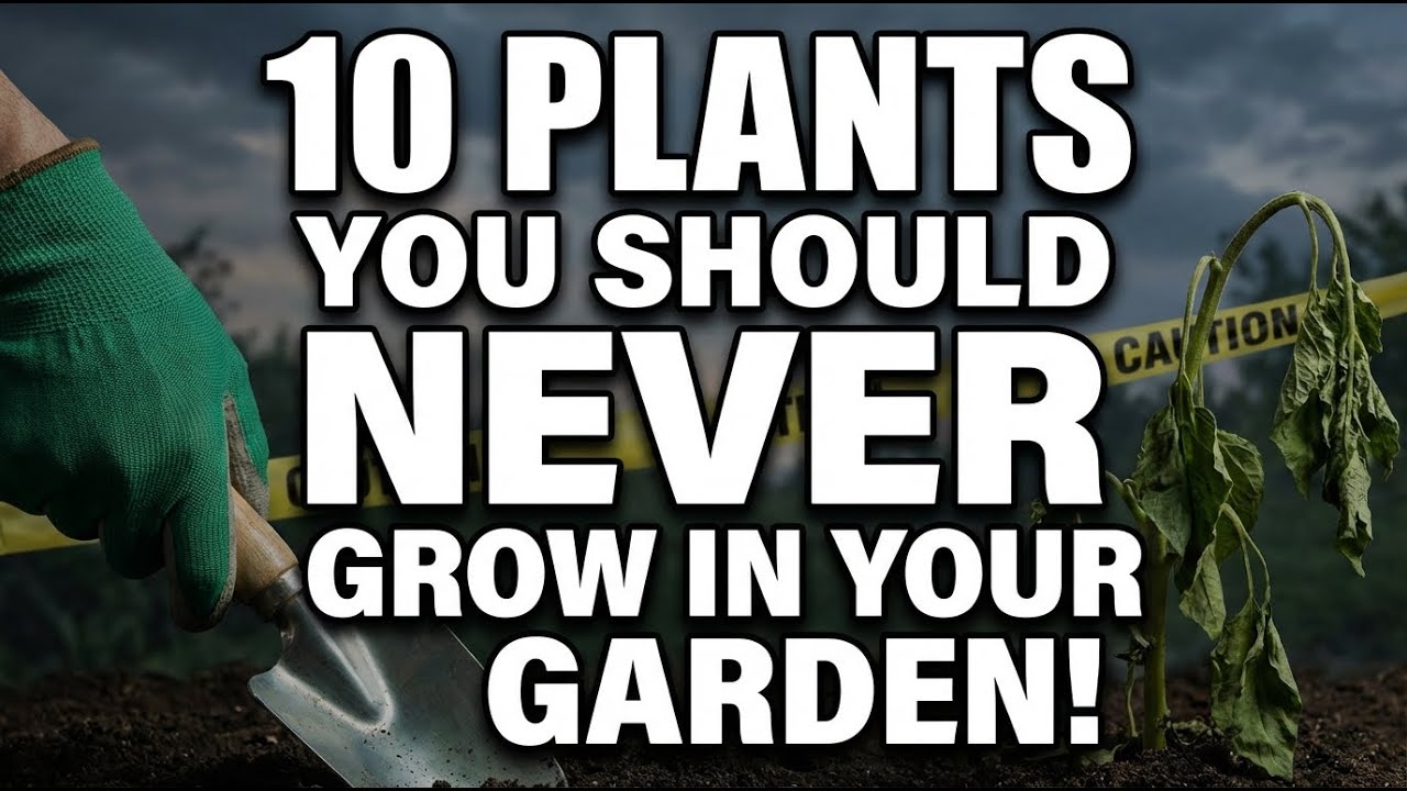 10 Plants You Should NEVER Grow in Your Garden (Most People Do)