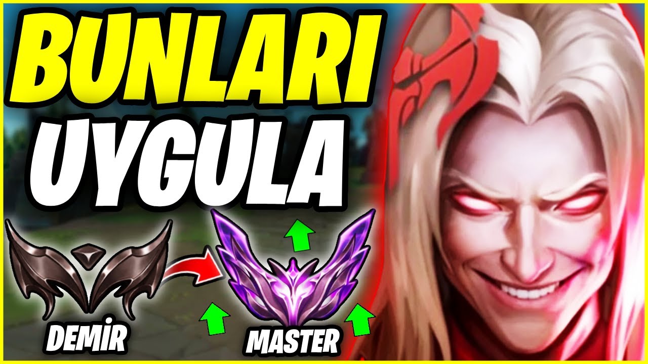 LİG ATLAMAK İ&Ccedil;İN EDİNMENİZ GEREKEN ALIŞKANLIKLARI G&Ouml;STERDİM! (FULL &Ouml;ĞRETİCİ VLAD)