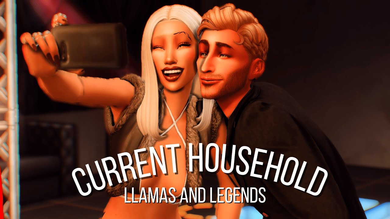 llamas and legends | sims 4 current household