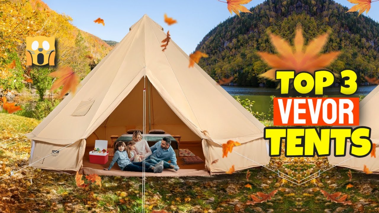 Ultimate Guide to Best Camping Tents! || Top 3 Vevor Bell Tent  Review