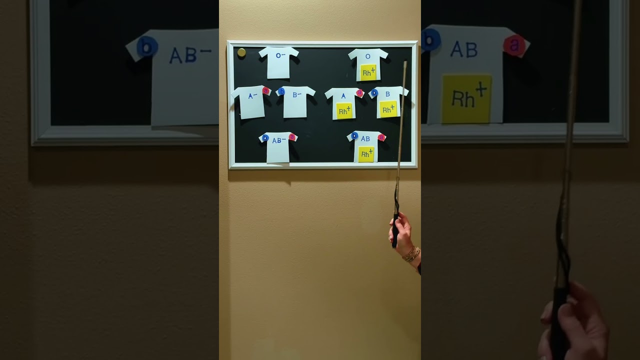 Visual guide explaining blood types by Angela’s Nurse Toolbox 