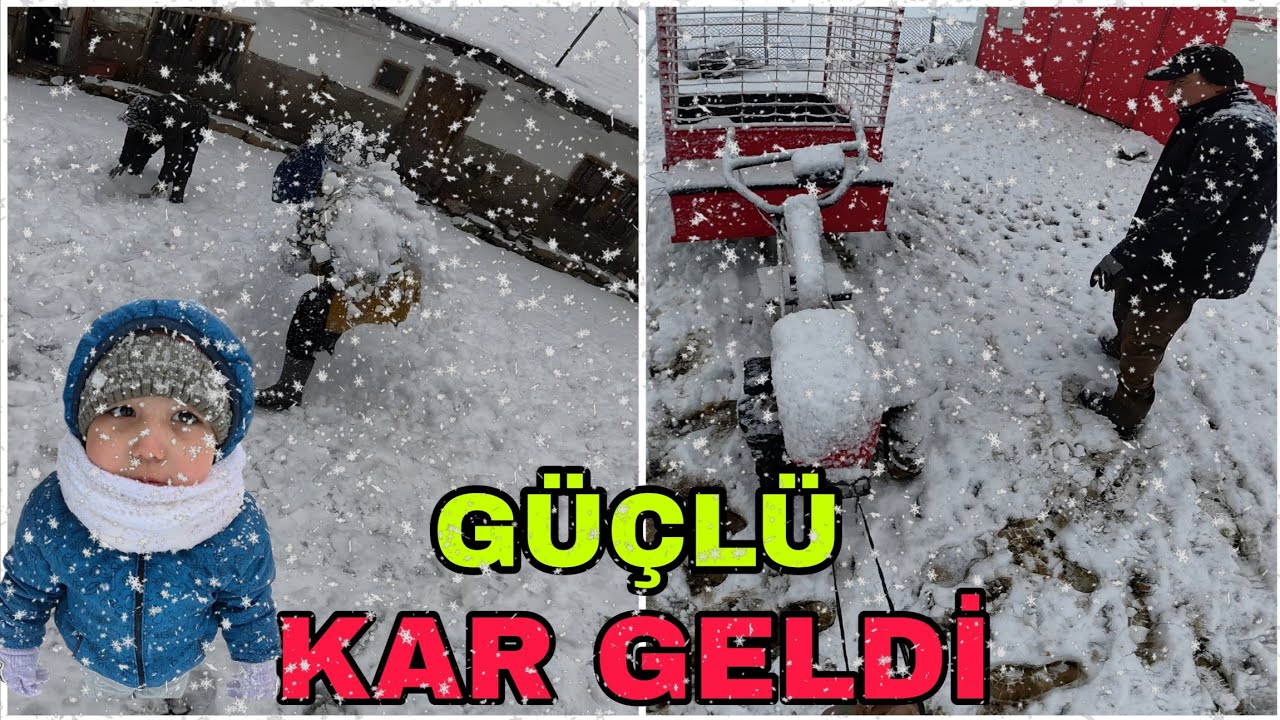 KAR BASTIRDI...KALDIK ÇIKAMIYORUZ!! KASA DEĞİŞMESİ LAZIM