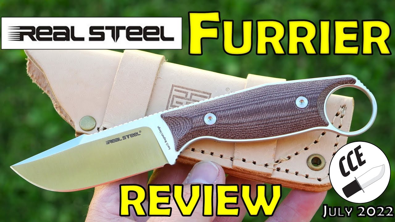 Fixed Blade Review: the Real Steel Knives FURRIER  - Design by Ivan D Braginets