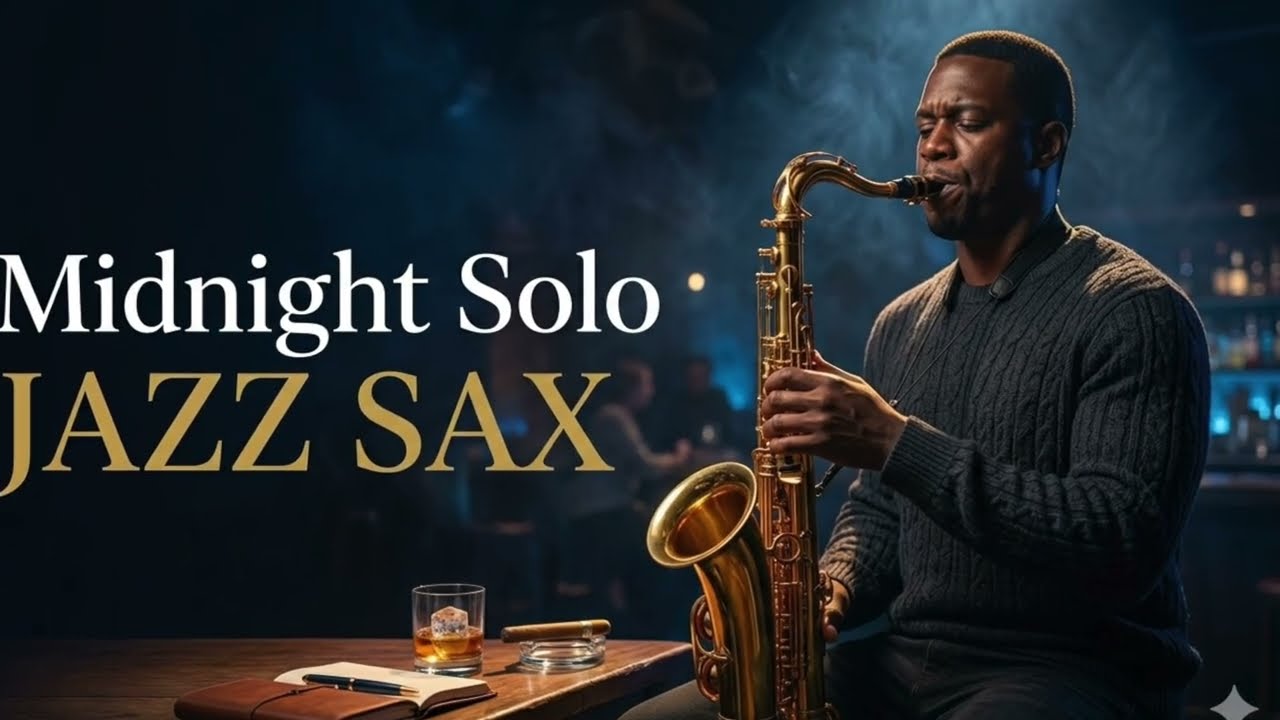 Midnight Sax Solo 🎷 Deep Emotional Jazz Sax for Focus & Relaxation