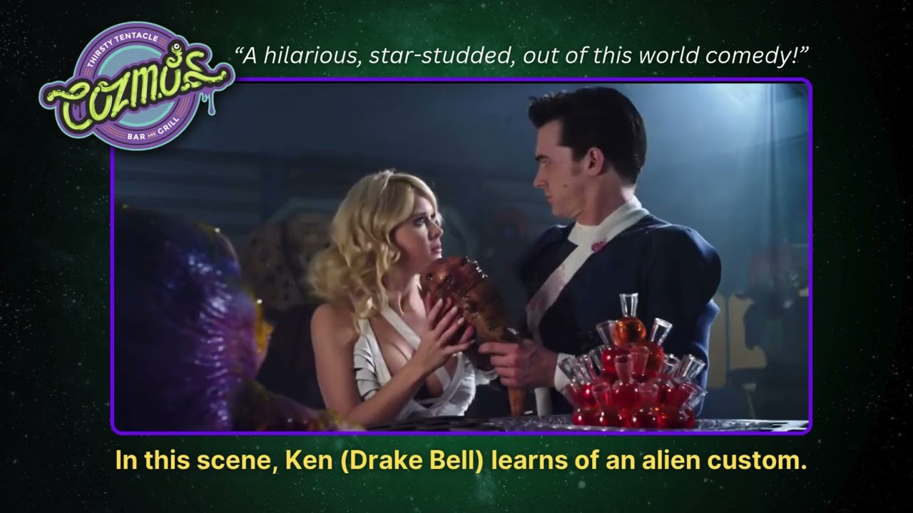 Drake Bell Experiences Alien Culture Shock | WATCH THIS Scene From The Sci-Fi Comedy Cozmo's!