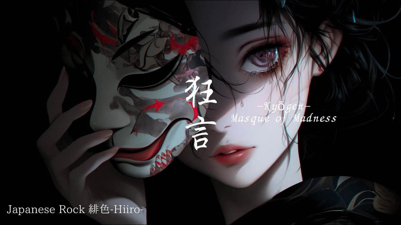 狂言 -Kyōgen-｜Masque of Madness 【Japanese Rock 緋色 -Hiiro-】【music video】 【和風ロック】