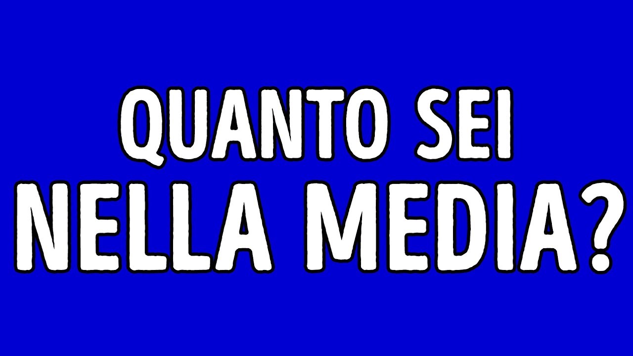 Sei Tanto Diverso Da Un Adolescente Medio?