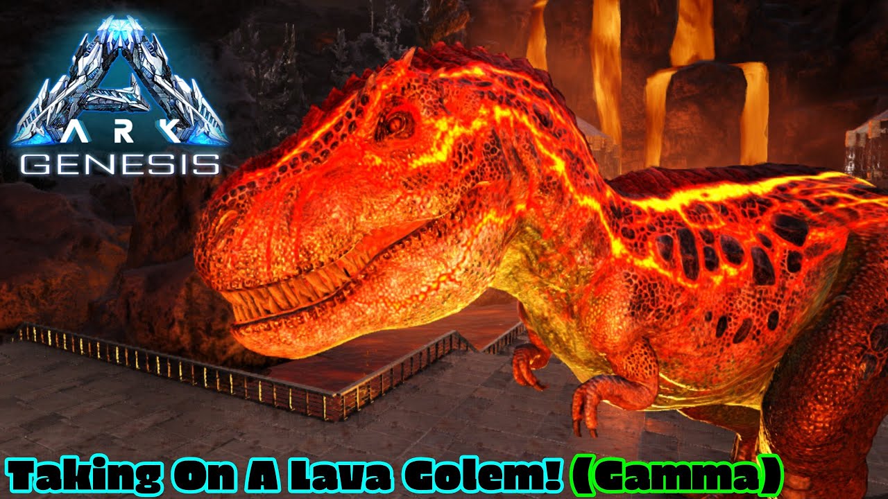 Taking On The Brute Lava Rex! Volcano Mission Ark Genesis Part 23
