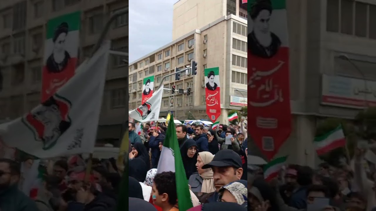 POV: Walking in Tehran, Bahman 22 Rally in 47th IR anniversary. 