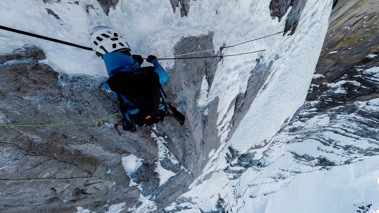 Eiger at Home 360° Challenge - Part 1 - Hinterstoisser Traverse