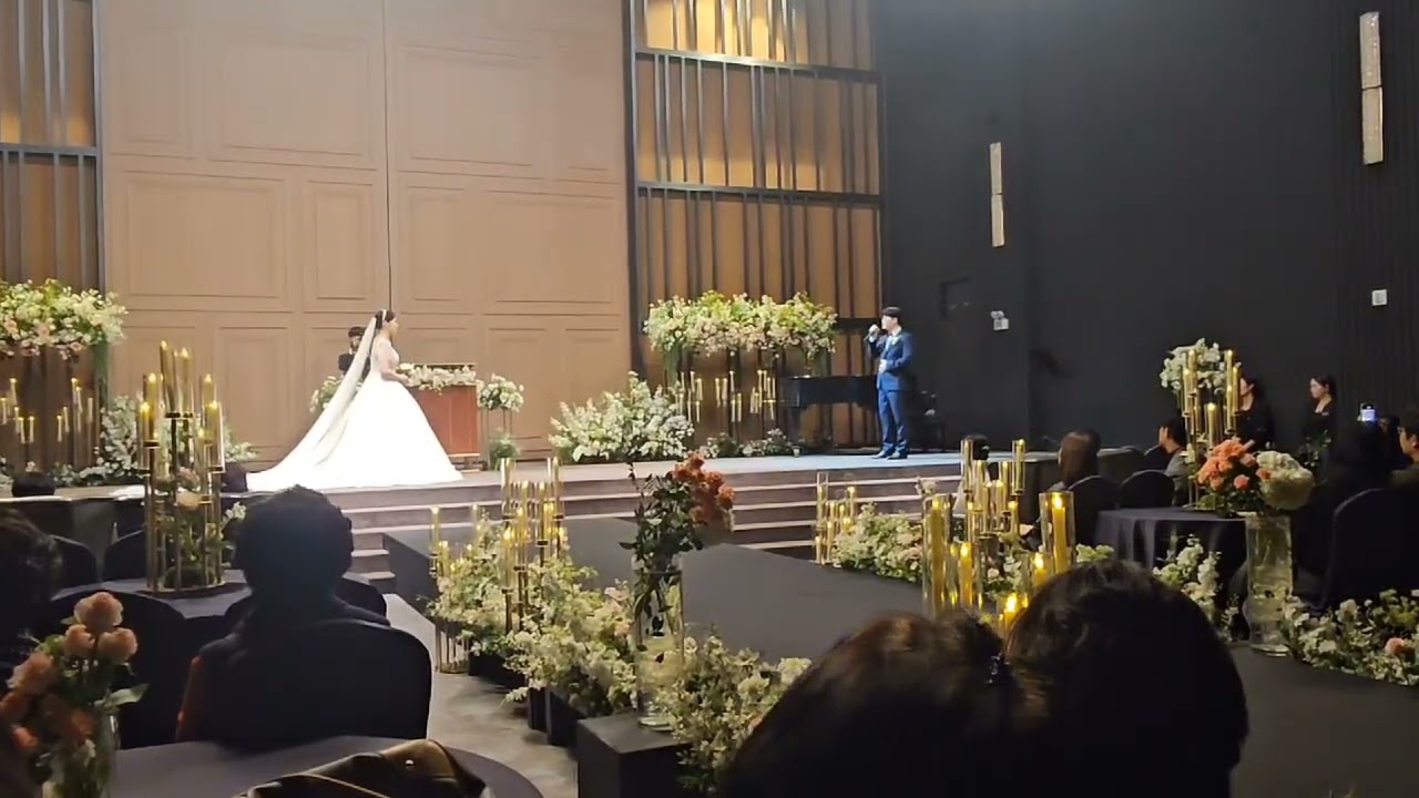 신랑이 직접부른 축가 로이킴 - 달리 표현 할 수 없어요