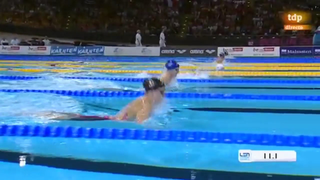 Final 200m Braza (Jessica Vall (Bronce)) (20-08-2014)
