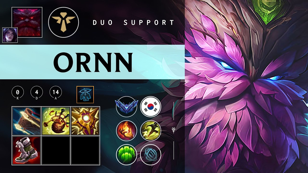 Ornn Support vs Thresh - KR Diamond Patch 26.07