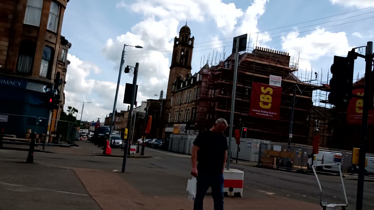 Glasgow walk Scotland UK Pollokshields