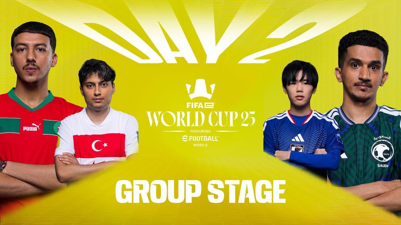 FIFAe World Cup 25&trade; ft. eFootball Mobile - Day 2 - GROUP STAGE