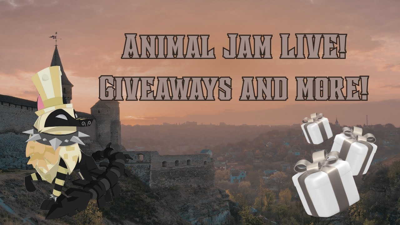 ANIMAL JAM LIVESTREAM! GIVEAWAYS EVERY 5! ROAD TO 3K!
