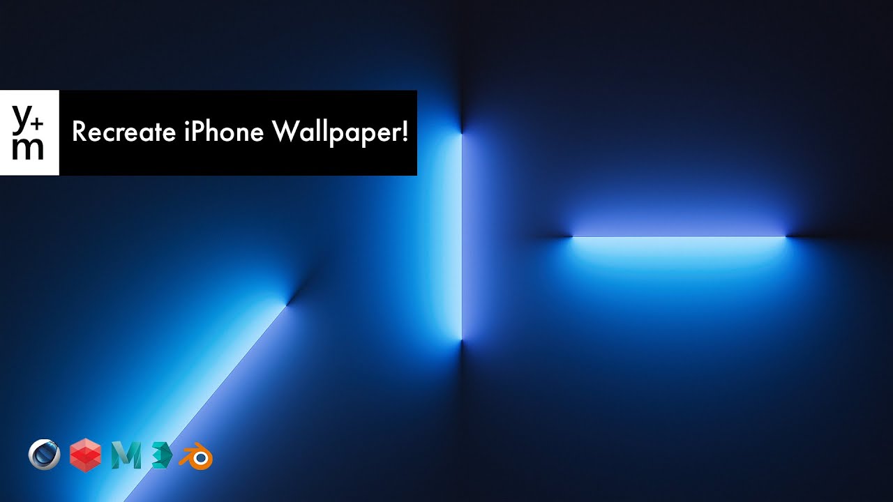 Create iPhone 13 Wallpapers in Redshift 3D