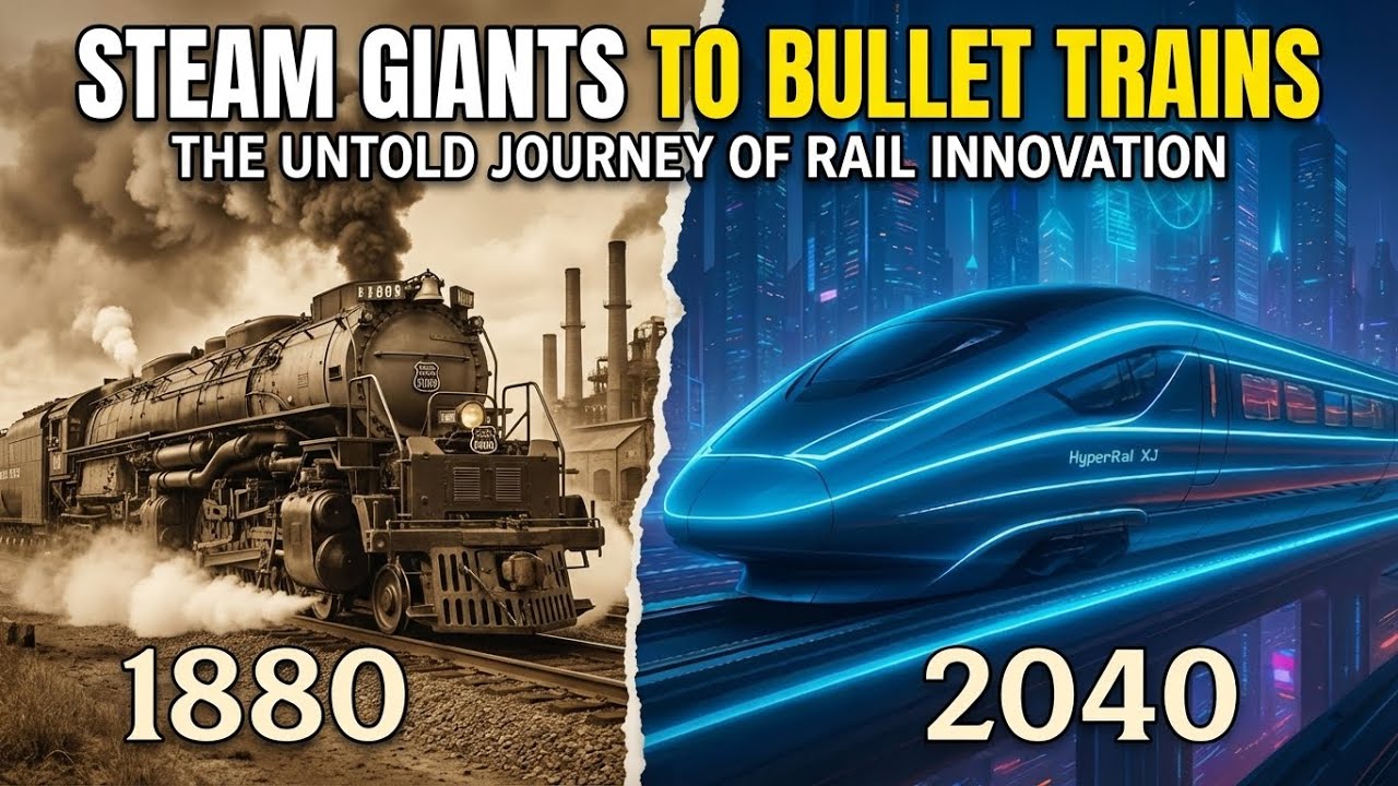 Steam GIANTS to BULLET Trains: The Untold Journey of Rail Innovation