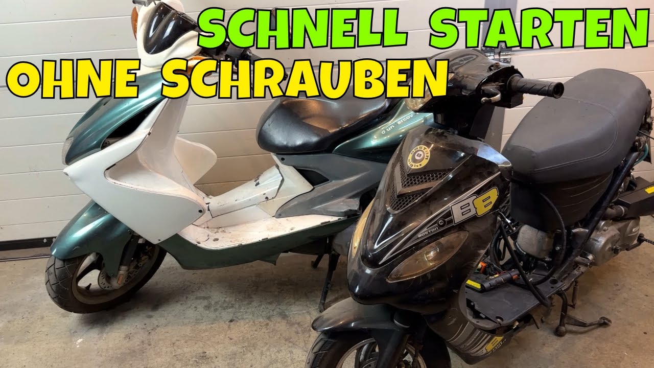 Schnelle Hilfe ohne zu schrauben / wenn ein Roller nicht anspringt trotzdem schnell starten
