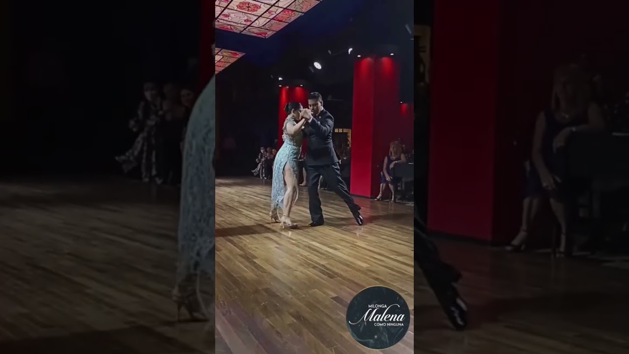 Yanel Pedraza y Miguel Quintero en Malena Milonga .