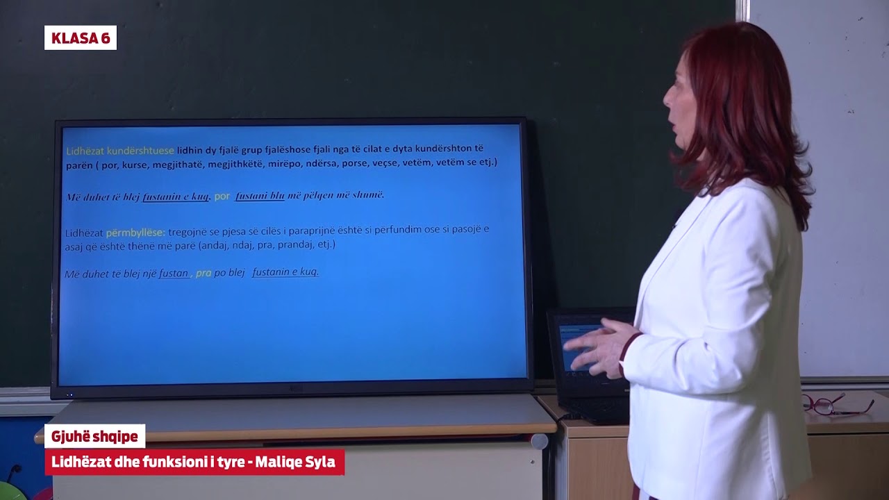 e Mesimi Klasa 6 - 6098 Gjuhë shqipe - Lidhëzat dhe funksioni i tyre