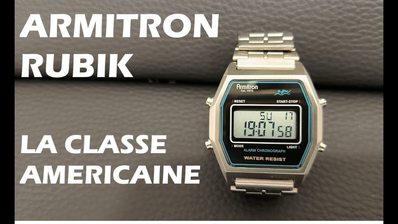 Cette marque aurait pu détruire CASIO avec ce modèle. ARMITRON RUBIK