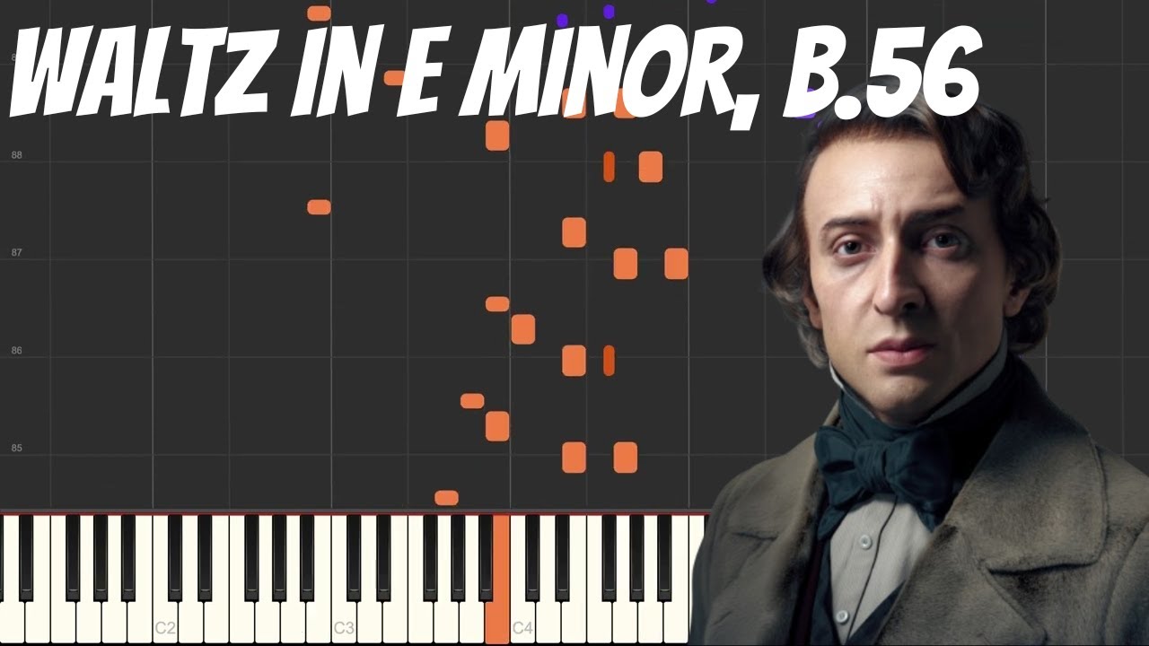 Waltz in E Minor, B.56 - Frédéric Chopin  -  [PDF/Midi Download]