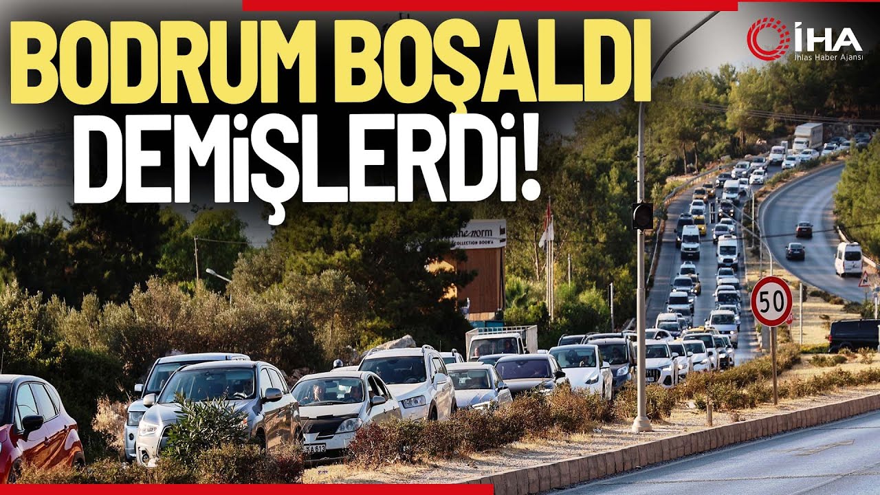 Bodrum'a 24 Saatte Giriş Yapan 20 Bin Araç Trafiği Kilitledi