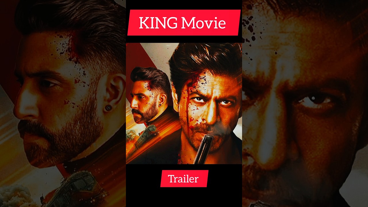KING - Official Trailer | Shah Rukh Khan | Abhishek B | Suhana Khan #ytshorts #srk #king #trailer