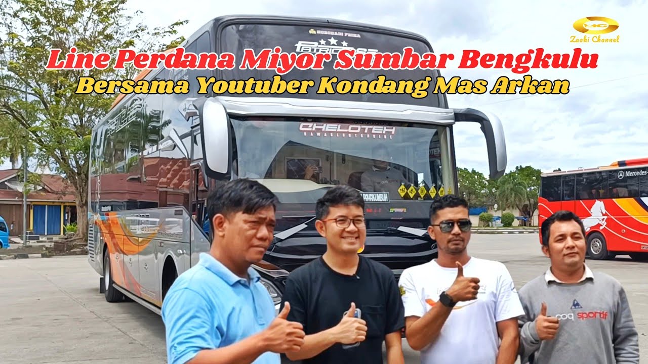LINE PERDANA BUS MIYOR RUTE SUMBAR BENGKULU BERSAMA MAS ARKAN 