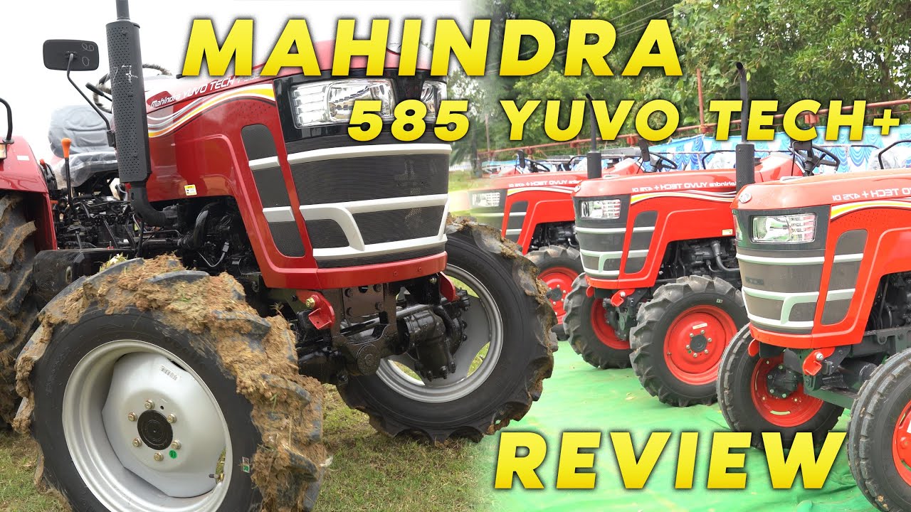 Обзор трактора Mahindra 585 Yuvo Tech Plus (на тамильском языке) | 50 л.с. | Челночный механизм |...