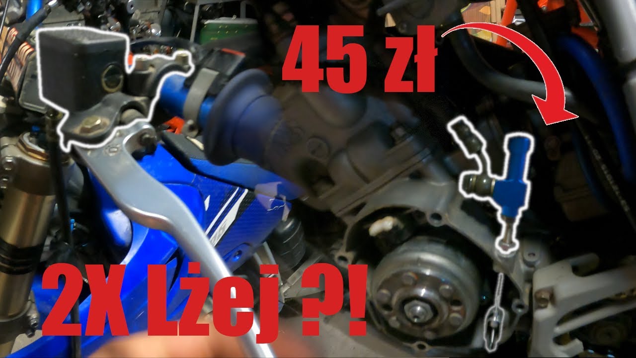 Hydrauliczne sprzęgło za 45 zł ?! 😱 Chiński wysprzęglik do crossa - czy to w ogóle działa ? 🤔 YZ 125