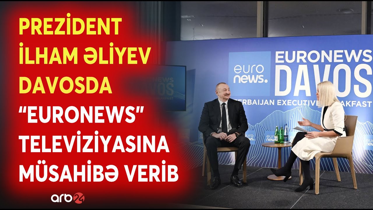 Prezident İlham Əliyev Davosda 