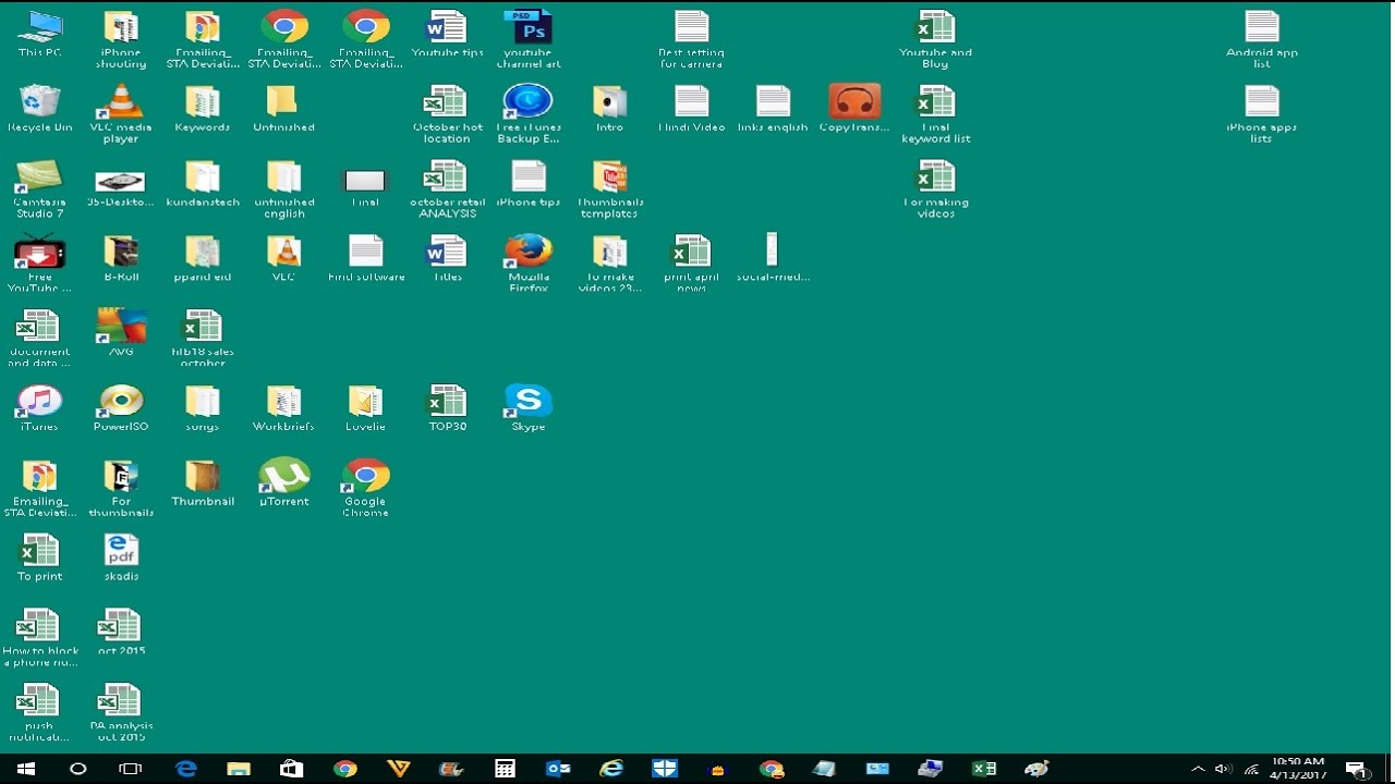 Как уменьшить значки на рабочем столе в Windows 10