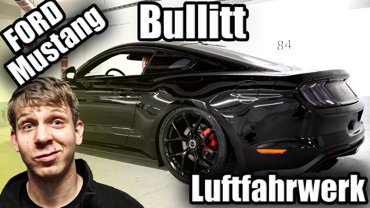 Geigercars - Ford Mustang Bullitt Luftfahrwerk + neue Shelby Felgen