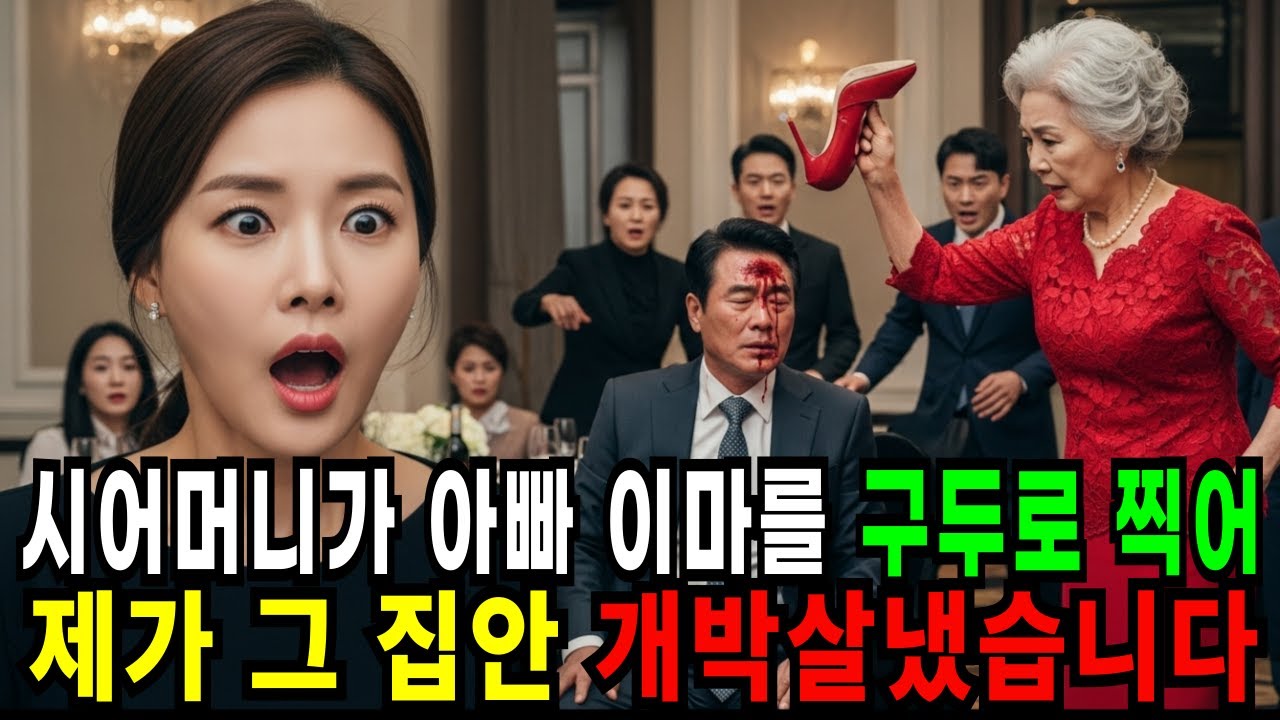 친정아빠에게 쌍욕하며 구두로 이마를 찍은 시어머니, 그날로 제가 그 집안을 몰락시켰습니다