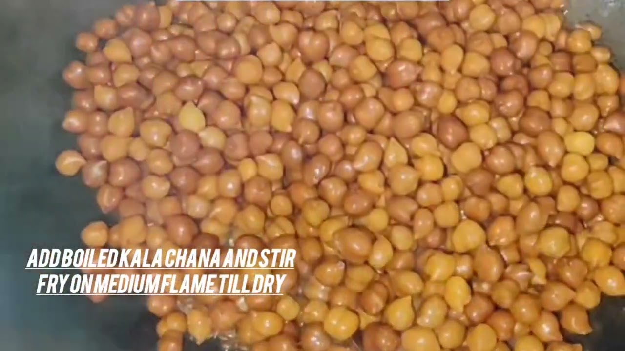 Kala Chana Fry &ndash; Crunchy, Tasty & Satvik!🙌 Crispy Black Chickpeas Fry | Puja Special Recipe