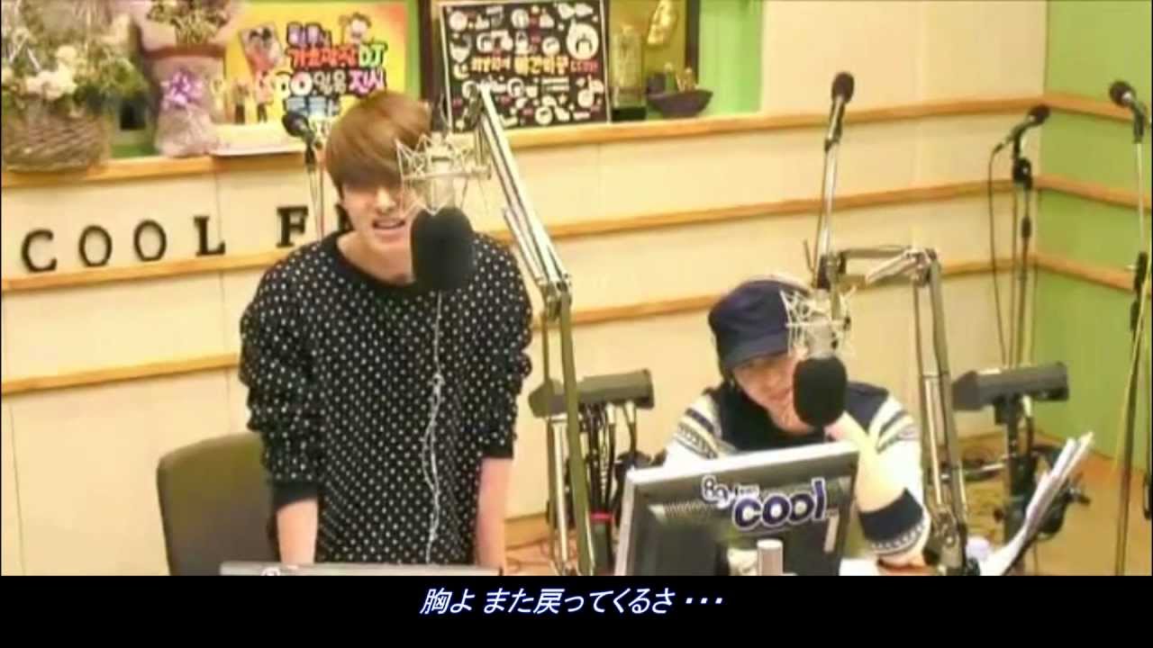 Ryeowook singing 가슴아 그만해/胸よ 止めて(日本語歌詞字幕)
