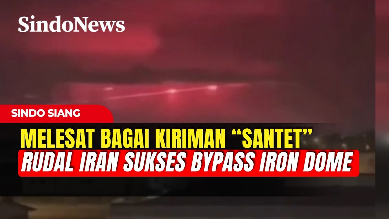Rudal Canggih Hipersonic Iran Tembus Pertahanan Irone Dome | Sindo Siang | 03/03
