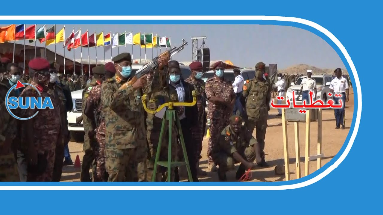 #السودان#سوناl  البرهان يشهد مهرجان الرماية بالفرقة الخامسة بالأبيض