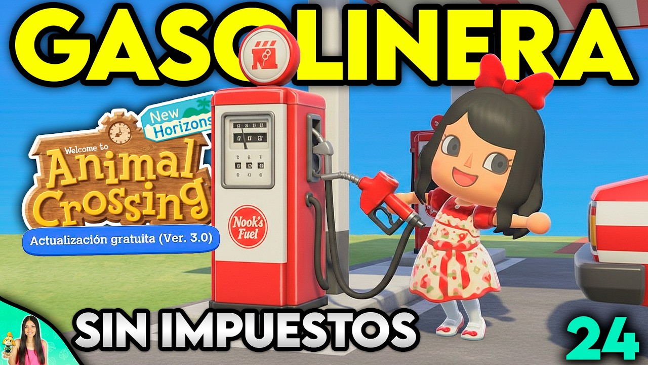 ⛽Creo una GASOLINERA Desde Cero en Animal Crossing New Horizons