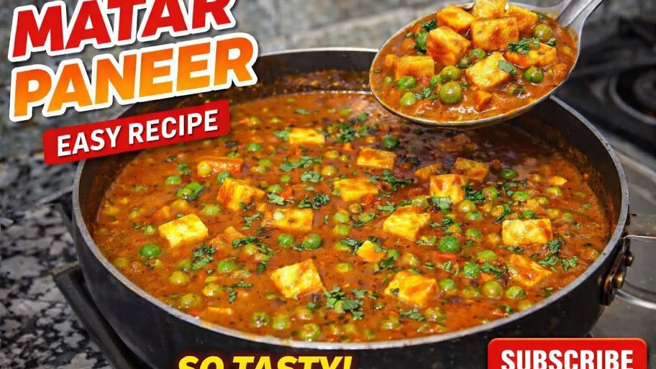 How to Make Perfect Matar Paneer at Home | Simple & Tasty Recipe|