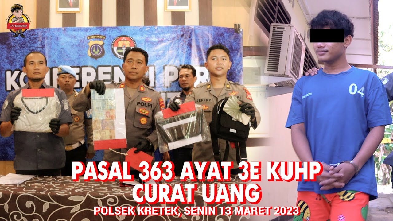 Curat Uang Ketika Tidur Untung Ada CCTV Rilis Polsek Kretek #patrolijogja