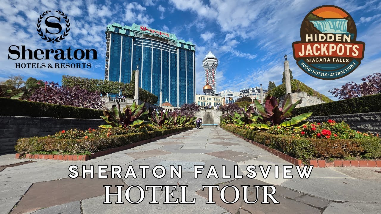 Экскурсия по отелю Sheraton Fallsview | Номер с балконом и невероятным видом на Ниагарский водопад!