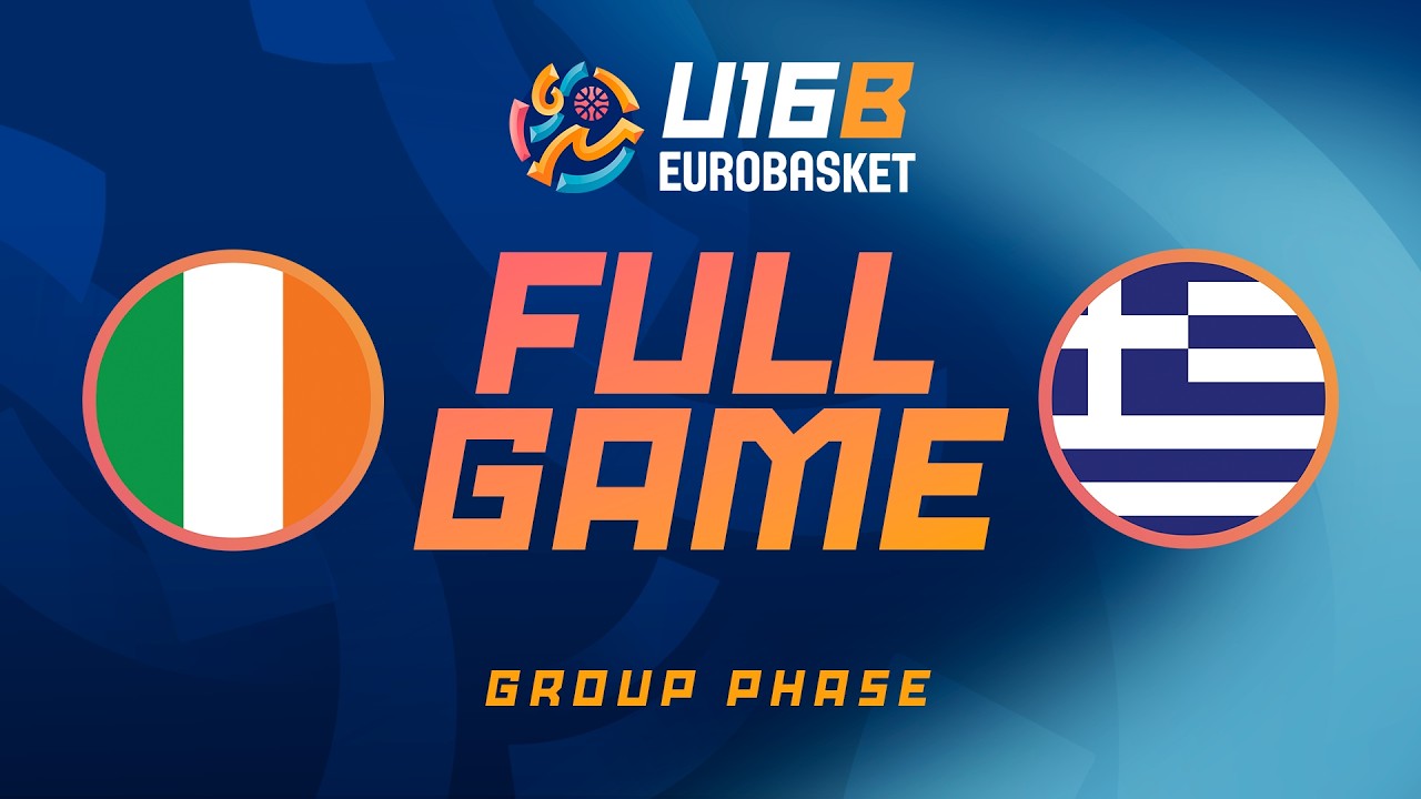 LIVE - Ireland v Greece | FIBA U16 Women's EuroBasket 2026 Division B | Group Phase