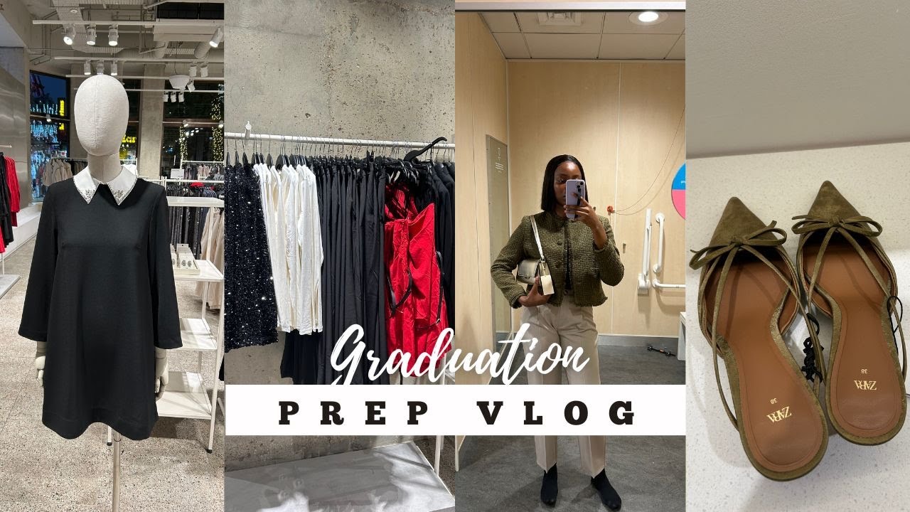 Can I Find My Dream Graduation Outfit at ZARA? | Graduation Prep VLOG, Online vs. Offline Shopping?