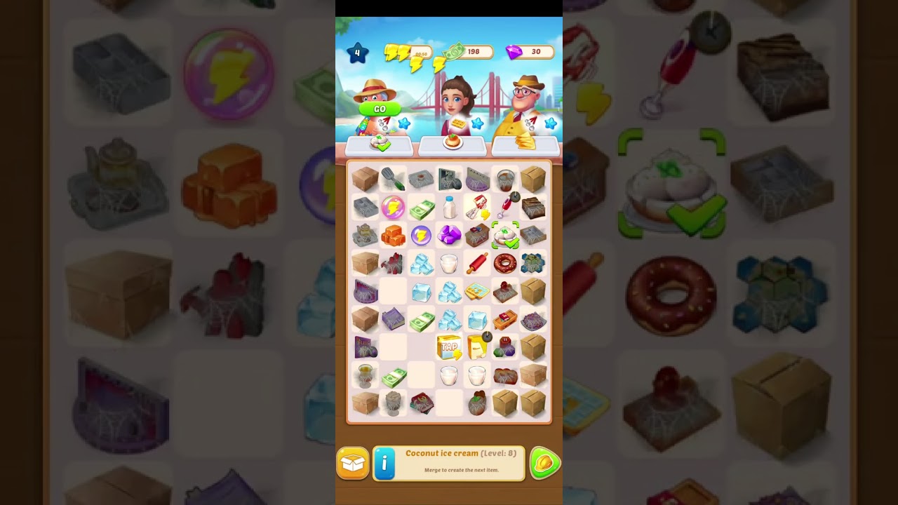 Merge Food - Chef Decoration Gameplay Part 1