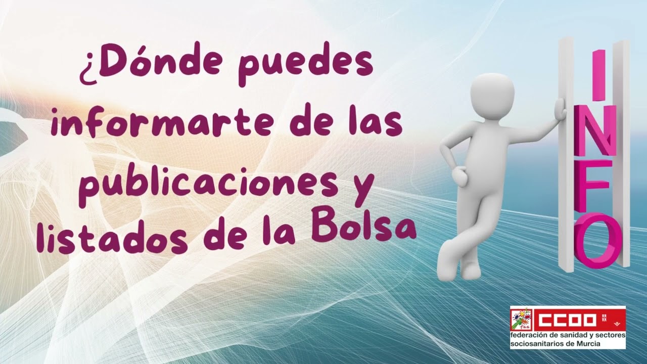 Fechas Bolsa de Trabajo del Servicio Murciano de Salud.