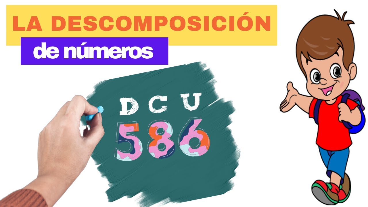 💡DESCOMPOSICIÓN DE LOS NÚMEROS | 🔢Descomponer en unidades, decenas y centenas